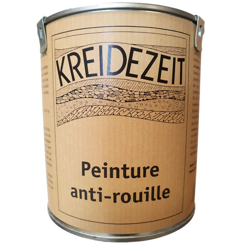 Peinture naturelle antirouille Kreidezeit, pour un traitement durable